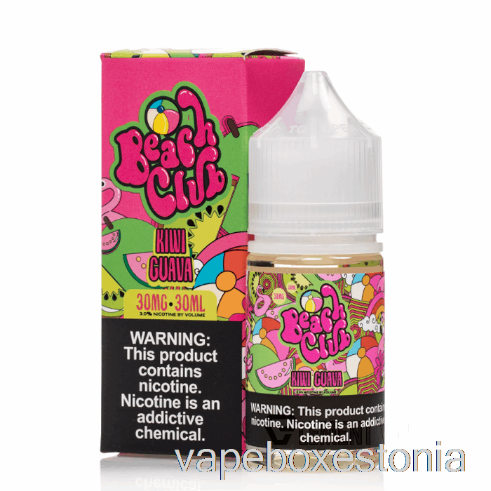 Vape Box Estonia Kiivi Guajaav - Rannaklubi Soolad - 30ml 50mg